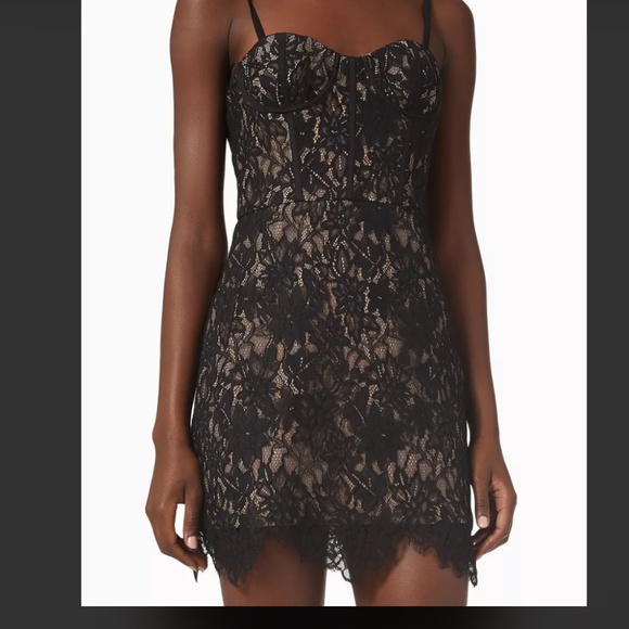 MISHA COLLECTION Dresses & Skirts - Lace Bustier Dress